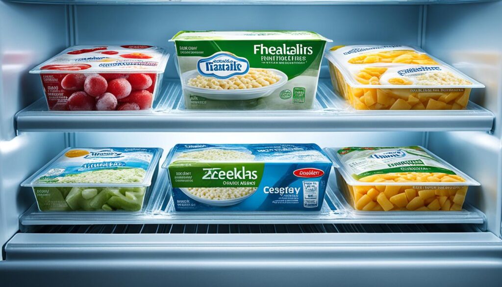Verpackung für Tiefkühlkost