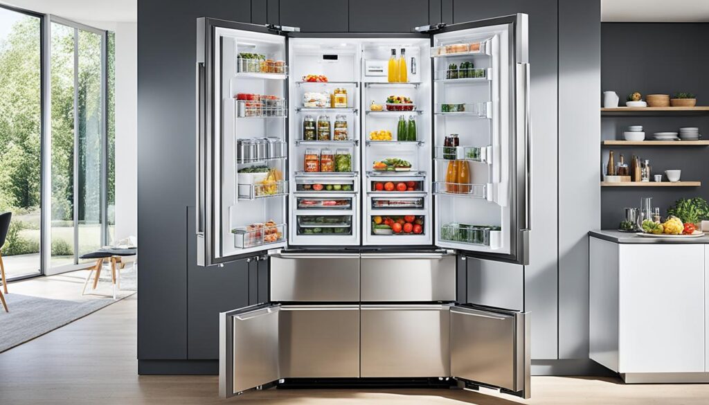 French-Door-Kühlschrank Definition