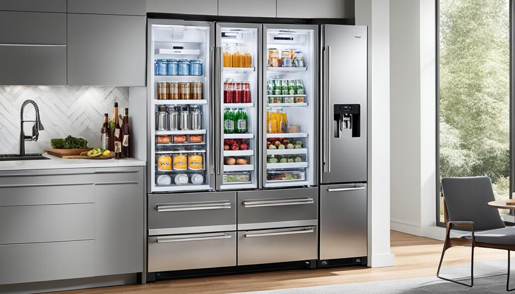 French-Door Kühlschrank Charakteristika