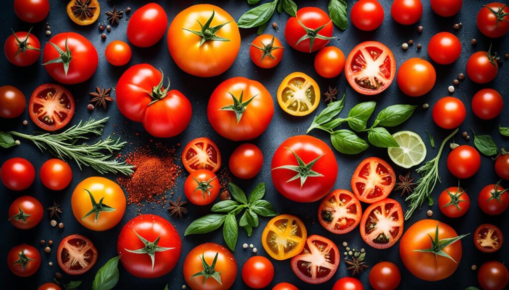 gewürzte Tomatenprodukte