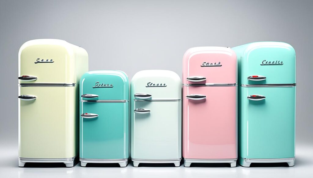 Retro Kühlschrank Solo-Modelle