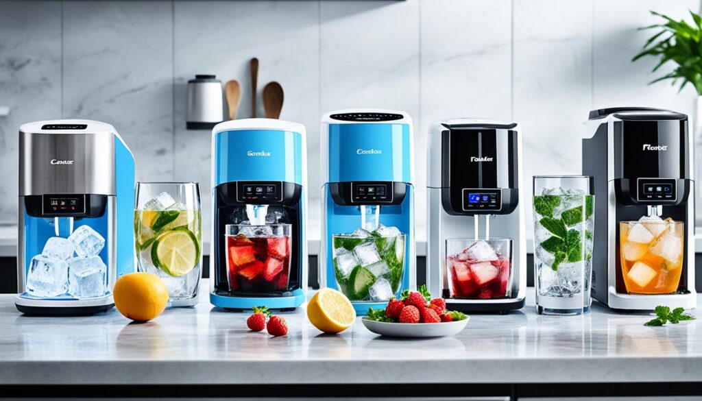 Eiswürfelmaschine Arten