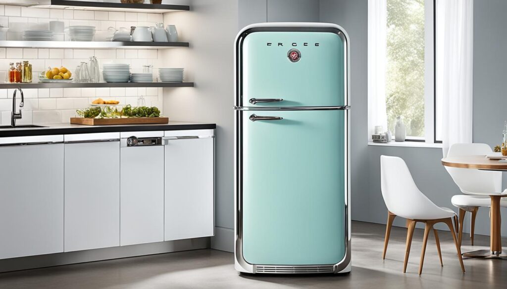 Retro-Gefrierschrank