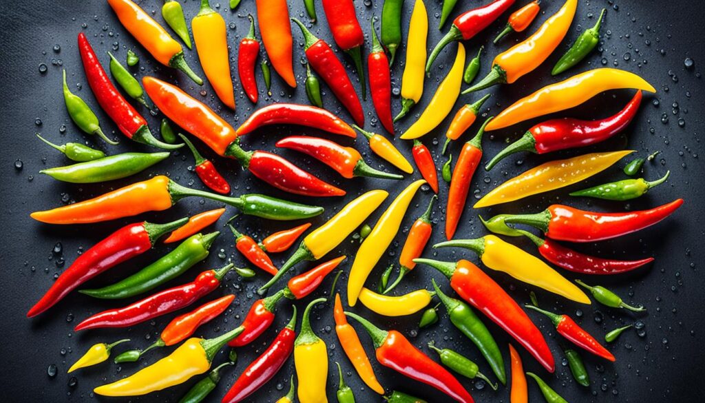 Auswahl der Chilis