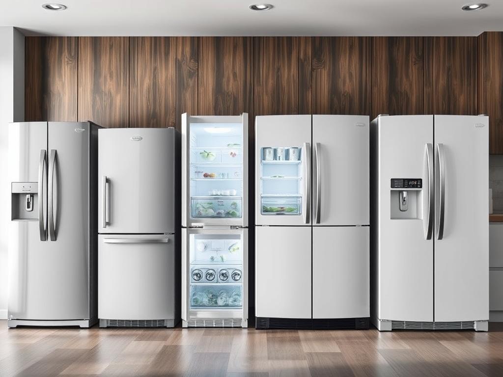 Energieeffiziente Kühlschranktypen im Vergleich