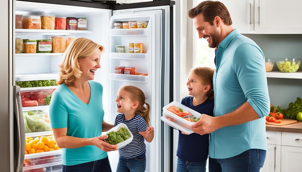 Großer Kühlschrank für Familien