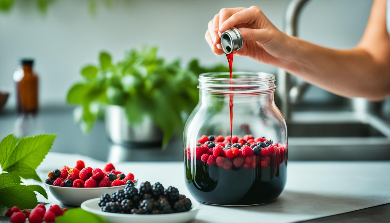 Beeren einlegen