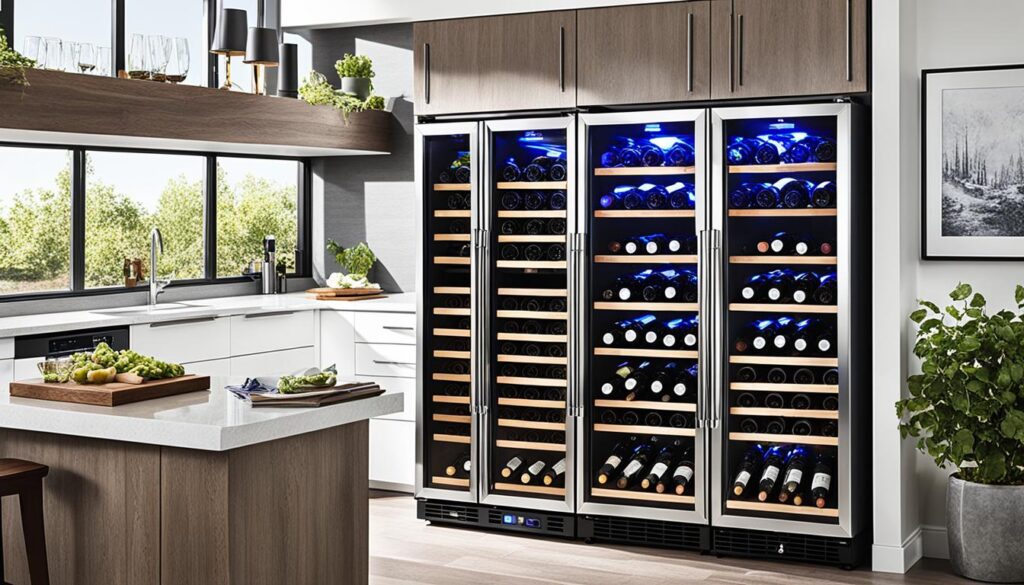 Side-by-Side-Weinkühlschrank Vorteile