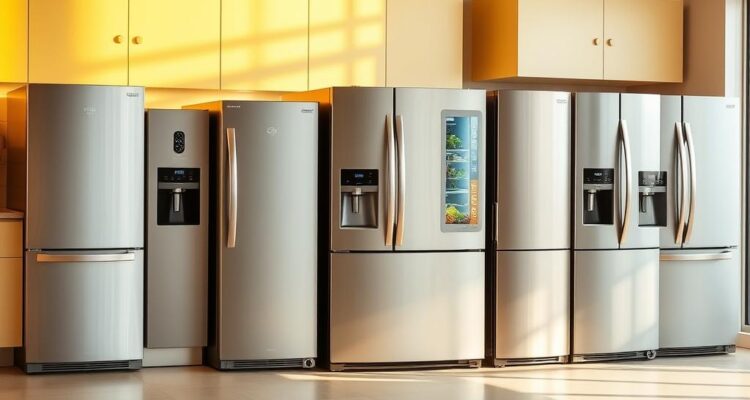 energieeffiziente Kühlschrankmodelle