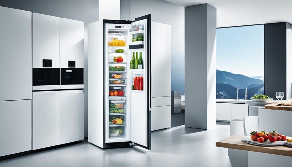 innovatives Gefrierschrank-Design