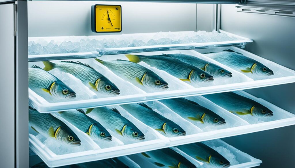 optimale Kühltechnik für Fisch
