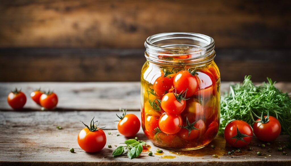 Eingelegte Tomaten in Öl