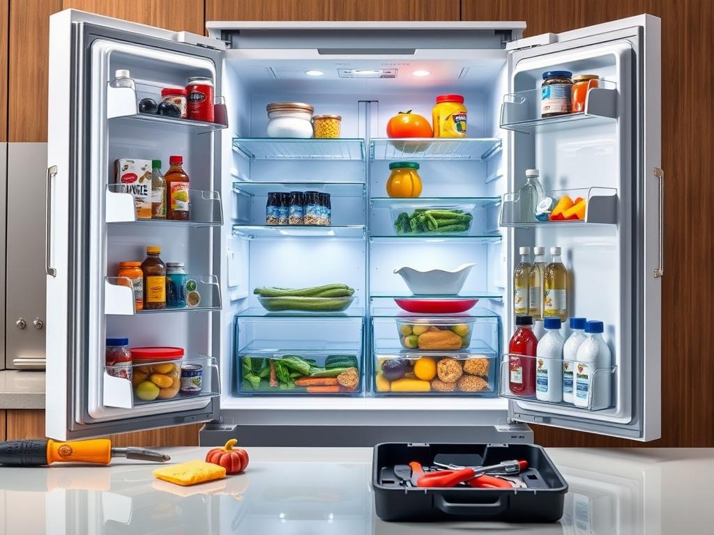 Wartungsmaßnahmen Kühlschrank