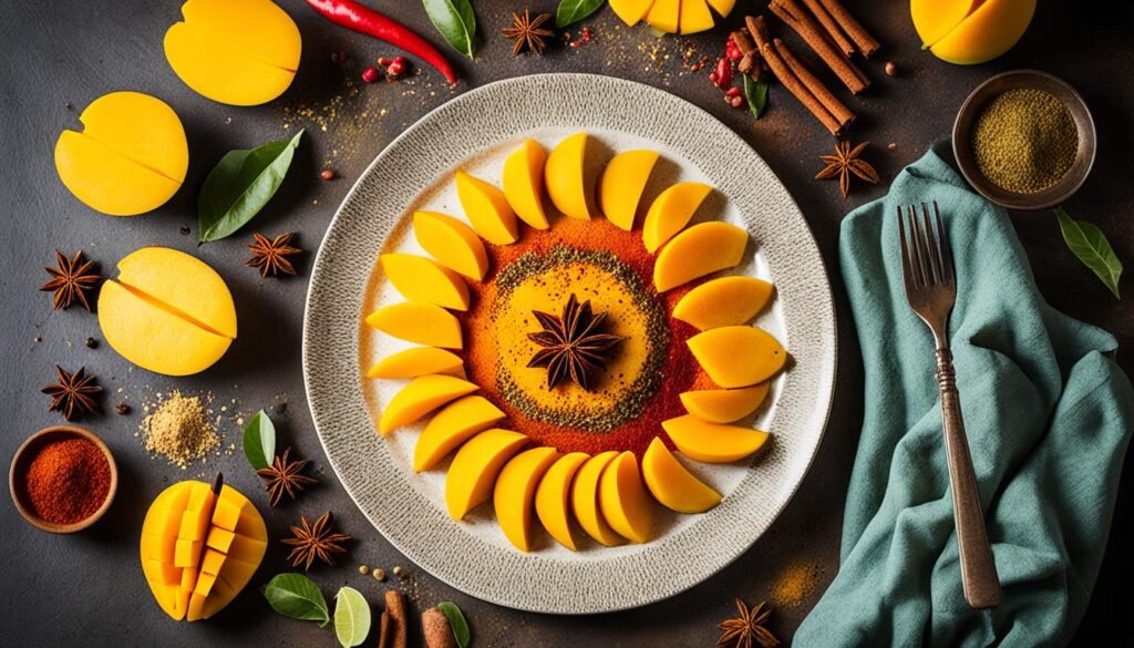 Pikantes Mango-Rezept