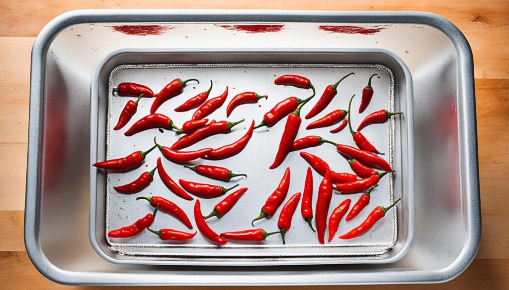 Chilischoten einfrieren