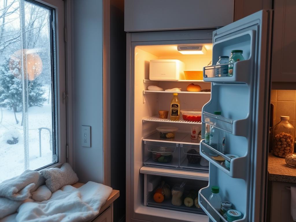 Kühlschrank Pflege bei Kälteeinbruch