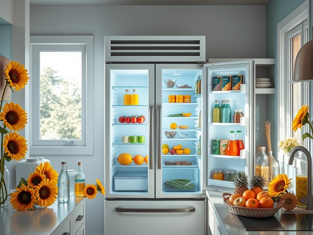 Kühlschrank im Sommer pflegen