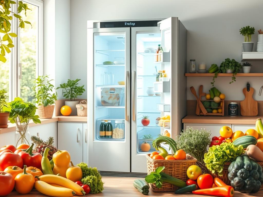 Stromersparnis nachhaltiger Kühlschrank
