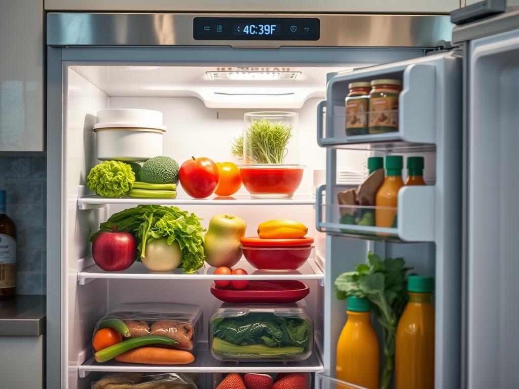 ideale Kühlschrank-Temperatur