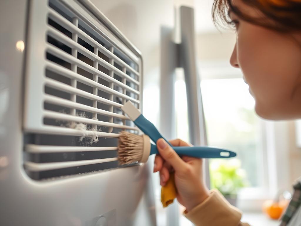 Kühlschrank Abluftgitter reinigen