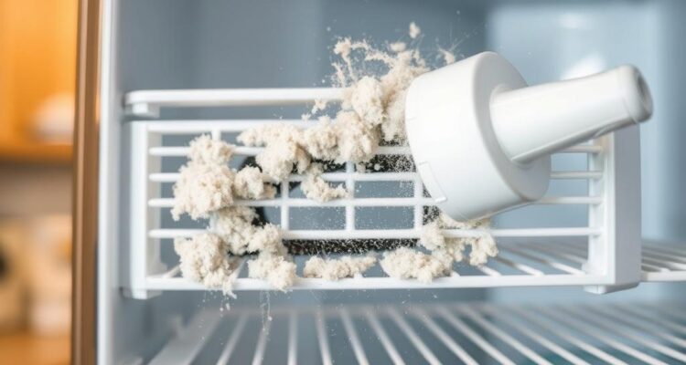 Kühlschrank Abluftgitter reinigen