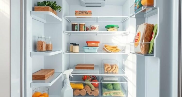 Kühlschrank Innenwände pflegen