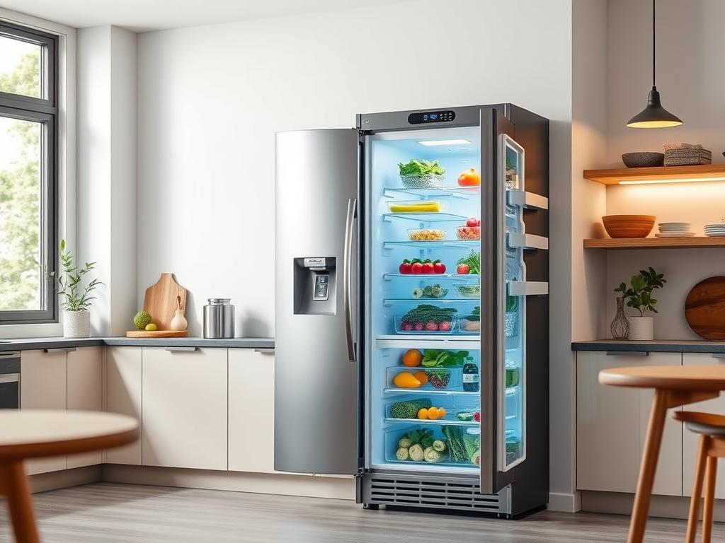 moderne energieeffiziente Kühlschränke